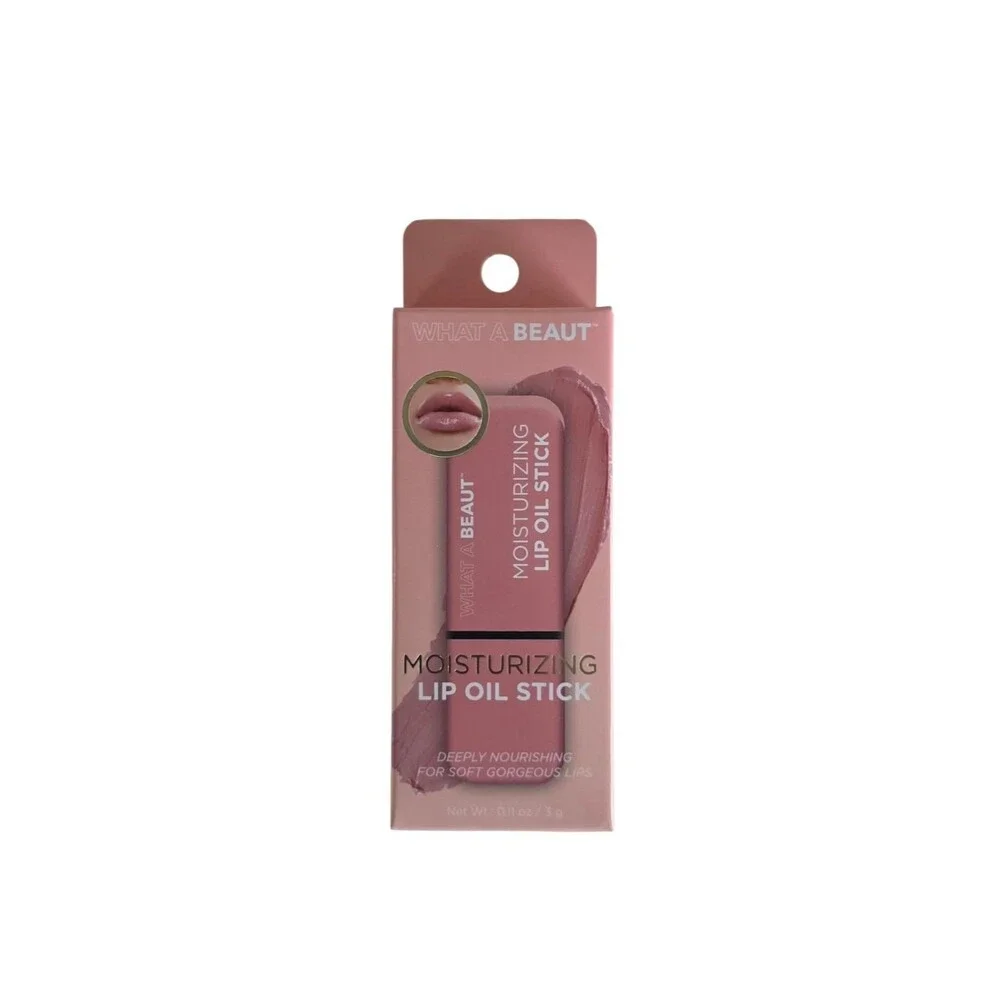 WHAT A BEAUT Moisturizing Lip Oil Stick 0.11 oz ,Lot Of 4